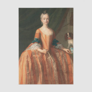 Portrait Of The Infanta Maria Josefa by Bonito Tissue Paper