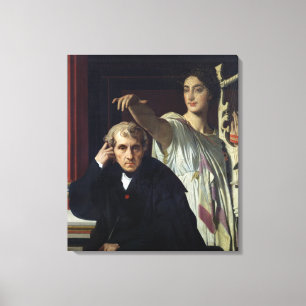 Portrait of the Italian Composer Cherubini Canvas Print