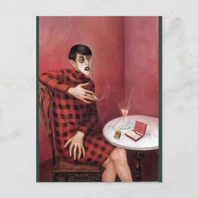 Portrait of the Journalist Sylvia Von Harden Otto  Postcard (Front)