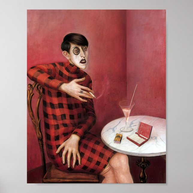 Portrait of the Journalist Sylvia Von Harden Otto  Poster (Front)