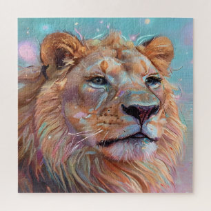Portrait of the lion jigsaw puzzle