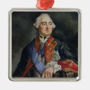 Portrait of the Mathematician Leonhard Euler Metal Tree Decoration