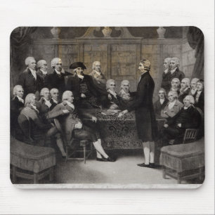 Portrait of the Medical Society Members of Mouse Mat