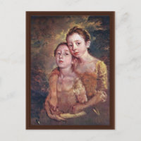 Portrait Of The Painter'S Daughters With A Cat