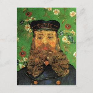 Portrait of the Postman Joseph Roulin by Van Gogh Postcard