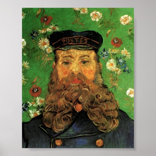Portrait of the Postman Joseph Roulin by Van Gogh Poster (Front)