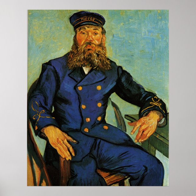 Portrait of the Postman Joseph Roulin - Van Gogh Poster (Front)