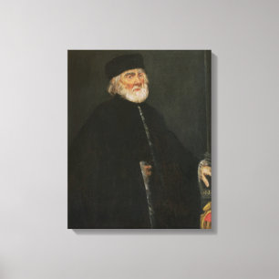 Portrait of the Procurator Nicolo Priuli Canvas Print