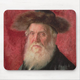 Portrait of the Rabbi of Nadvorno, c.1910 (oil on Mouse Mat