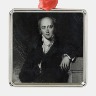 Portrait of the Right Honourable Charles Grey Metal Tree Decoration