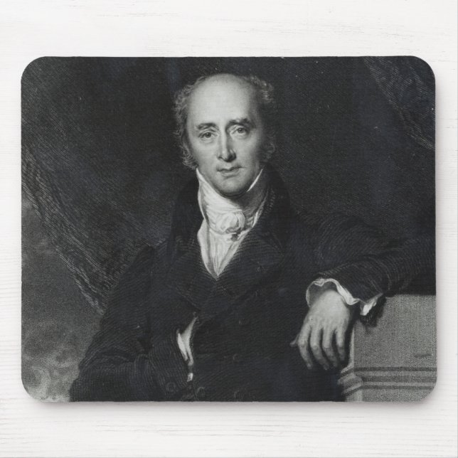 Portrait of the Right Honourable Charles Grey Mouse Mat (Front)