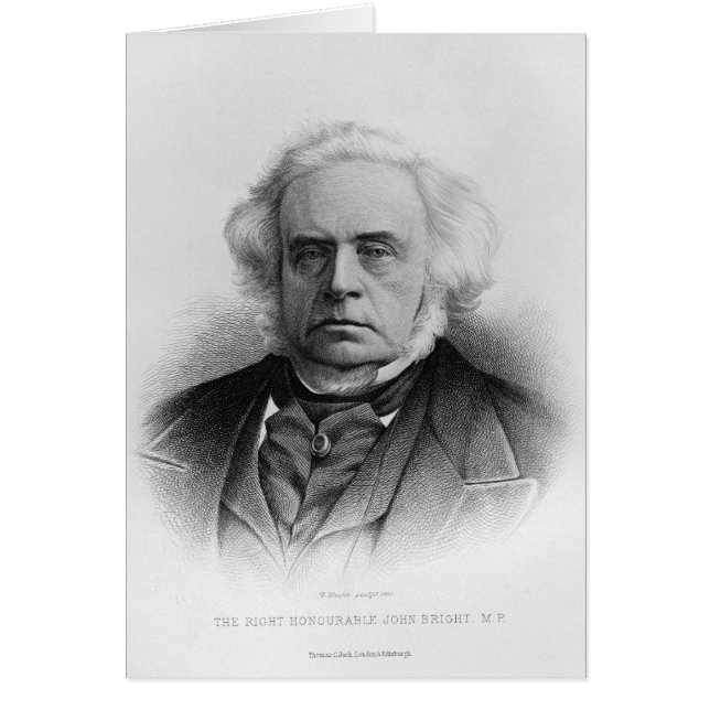 Portrait of The Right Honourable John Bright (Front)