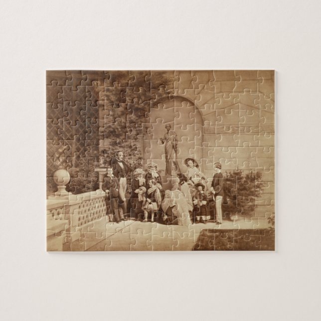 Portrait of the Royal Family at Osborne House, 185 Jigsaw Puzzle (Horizontal)