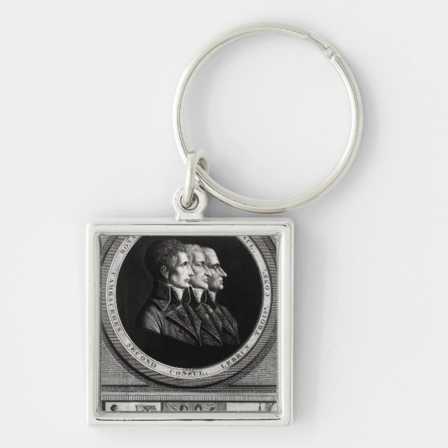 Portrait of the Three Consuls of the Republic Key Ring (Front)