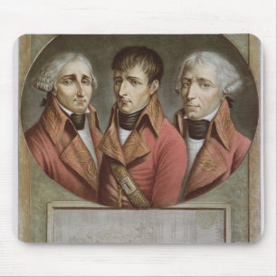 Portrait of the Three Consuls of the Republic Mouse Mat