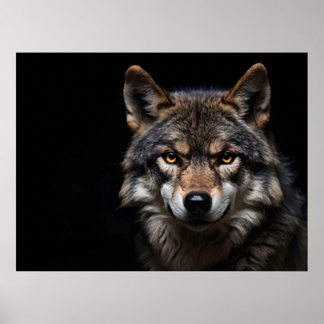 Portrait of the wolf poster (Front)