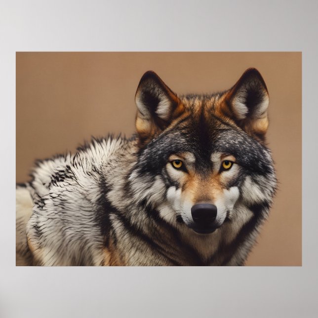 Portrait of the wolf poster (Front)