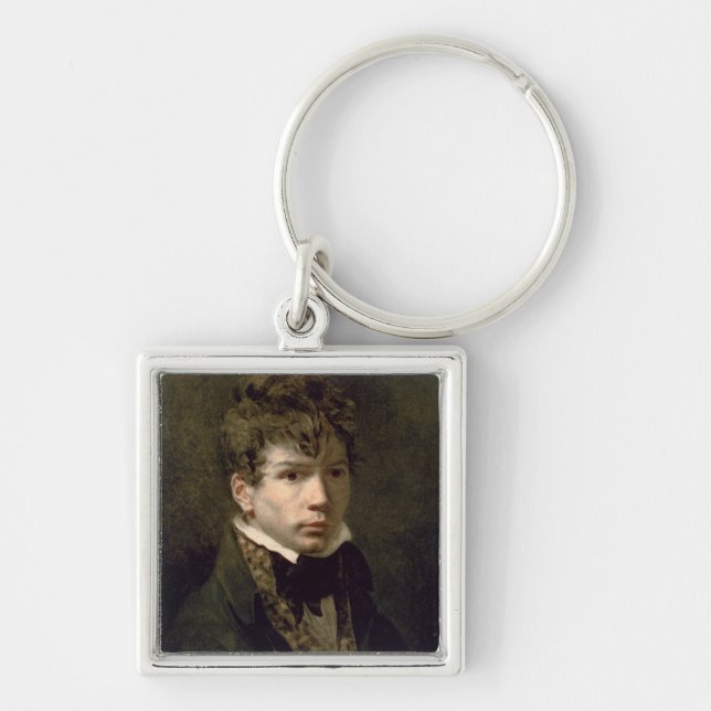 Portrait of the Young Ingres  1790s Key Ring (Front)