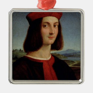 Portrait of the Young Pietro Bembo, 1504-6 Metal Tree Decoration