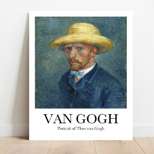 Portrait of Theo van Gogh by Vincent Van Gogh Poster