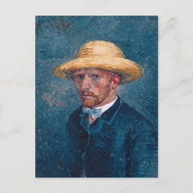 Portrait of Theo van Gogh, Van Gogh Fine Art Postcard (Front)