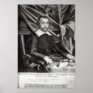 Portrait of Theophraste Renaudot age 58, 1644 Poster