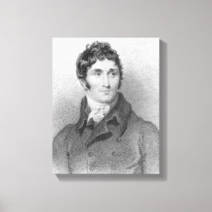Portrait of Thomas Campbell, 1815 Canvas Print