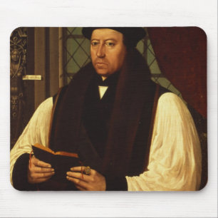 Portrait of Thomas Cranmer 1546 Mouse Mat