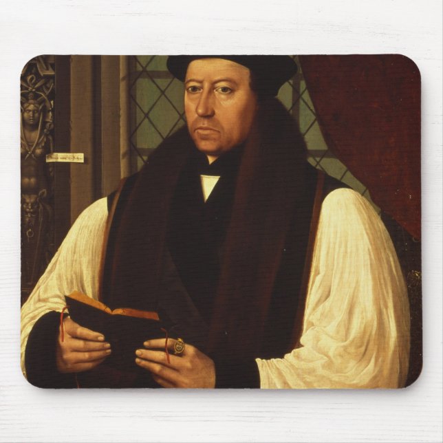 Portrait of Thomas Cranmer  1546 Mouse Mat (Front)