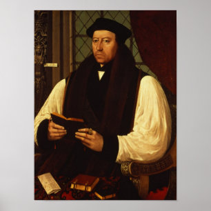 Portrait of Thomas Cranmer  1546 Poster