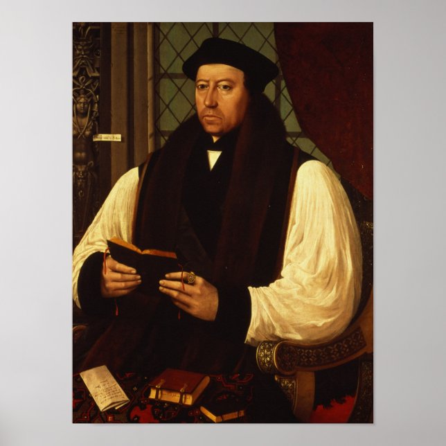 Portrait of Thomas Cranmer  1546 Poster (Front)