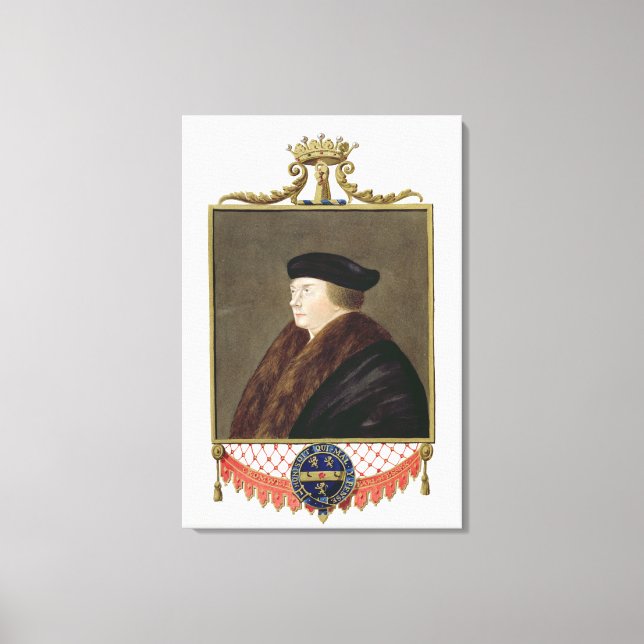 Portrait of Thomas Cromwell (c.1485-1540) Ist Earl Canvas Print (Front)