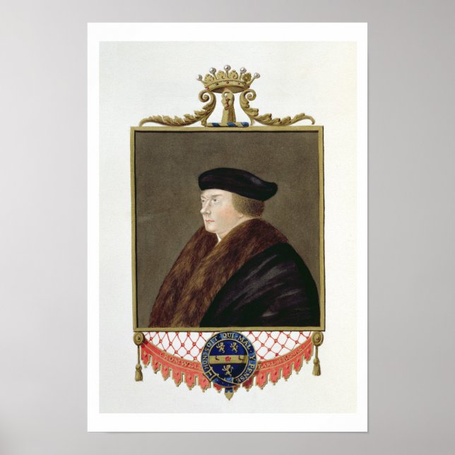 Portrait of Thomas Cromwell (c.1485-1540) Ist Earl Poster (Front)