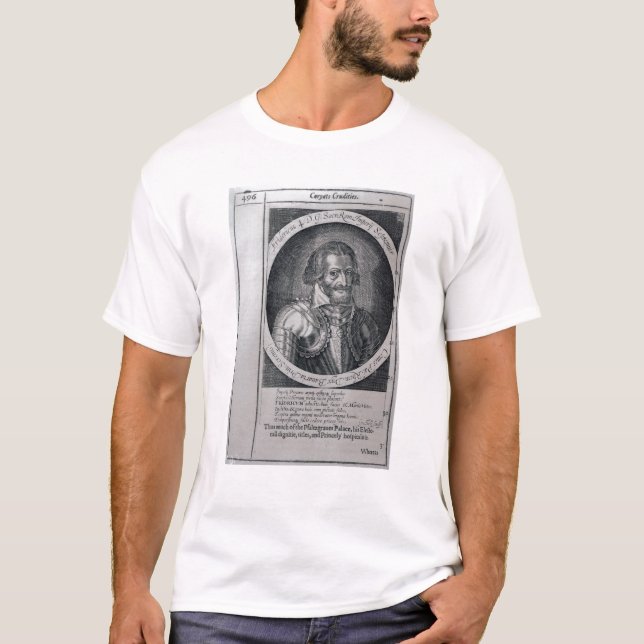 Portrait of Thomas from 'Coryate's Crudities' T-Shirt (Front)