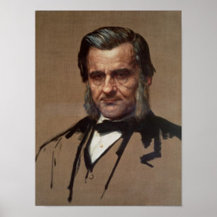 Portrait of Thomas Henry Huxley Poster