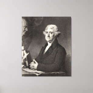Portrait of Thomas Jefferson Canvas Print