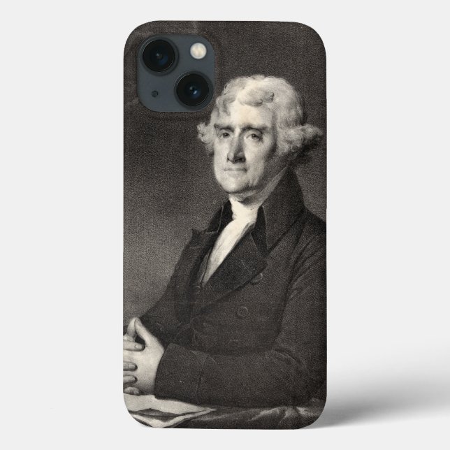 Portrait of Thomas Jefferson Case-Mate iPhone Case (Back)