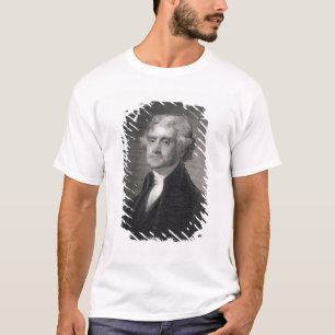 Portrait of Thomas Jefferson, engraved by Henry Br T-Shirt