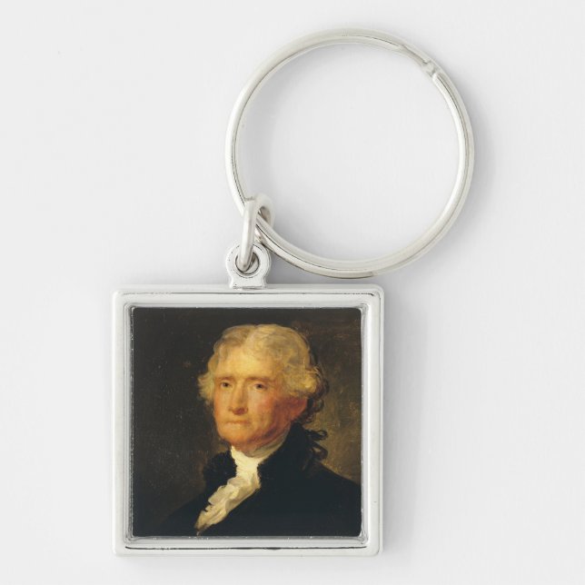 Portrait of Thomas Jefferson Key Ring (Front)