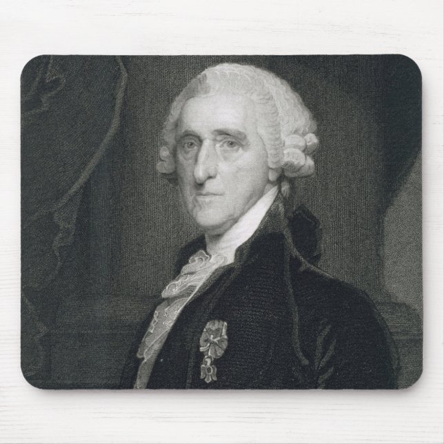 Portrait of Thomas McKean, engraved by Thomas B. W Mouse Mat (Front)