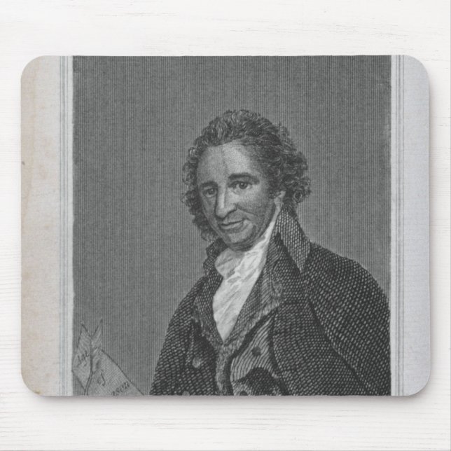 Portrait of Thomas Paine  from Volume I Mouse Mat (Front)