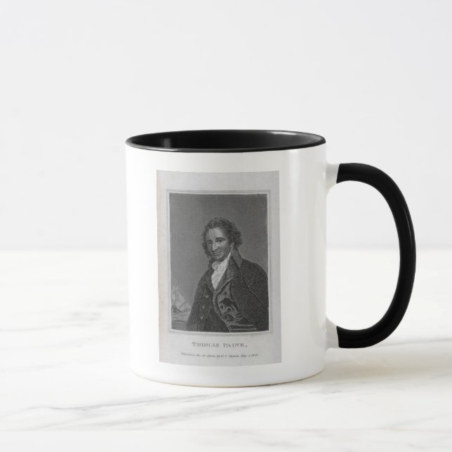 Portrait of Thomas Paine  from Volume I Mug (Right)