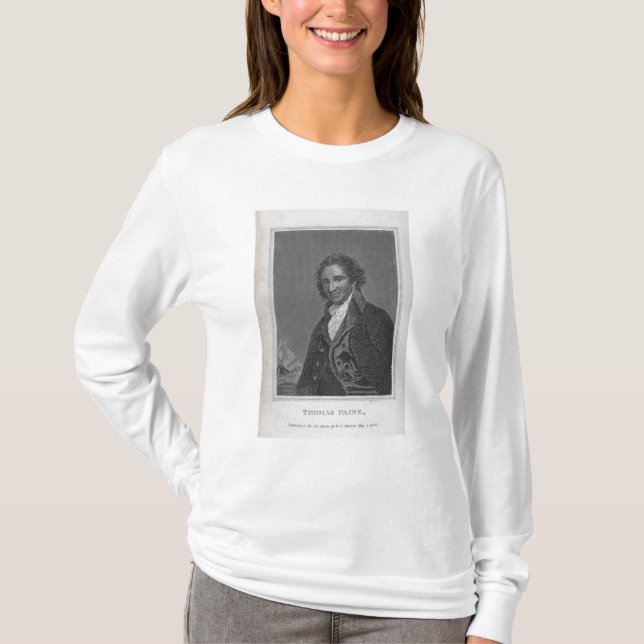 Portrait of Thomas Paine  from Volume I T-Shirt (Front)