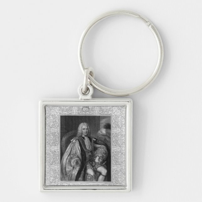 Portrait of Thomas Pelham-Holles Key Ring (Front)