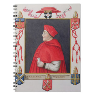 Portrait of Thomas Wolsey (c.1475-1530) Cardinal a Notebook