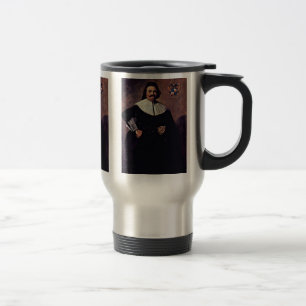 Portrait Of Tieleman Roosterman By Frans Hals Travel Mug