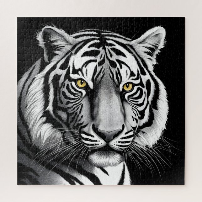 Portrait of tiger jigsaw puzzle (Vertical)