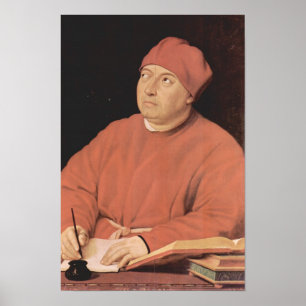 Portrait of Tommaso 'Fedra' Inghirami by Raphael Poster