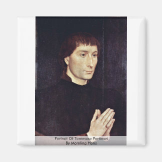 Portrait Of Tommaso Portinari By Memling Hans Magnet