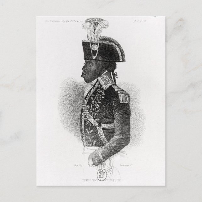Portrait of Toussaint L'Ouverture Postcard (Front)